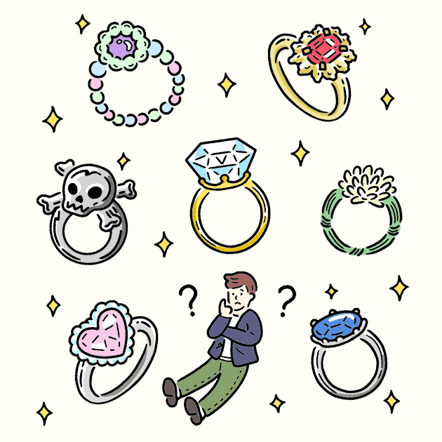 婚約指輪は、彼が選ぶべき？それとも、一緒に買いに行くべき？